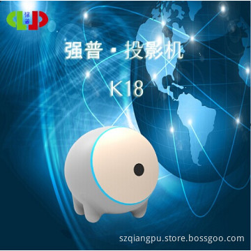 Mini Gift with Battery LED Portable Projector (K18)